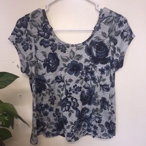 Slit, Tie Back Crop Top